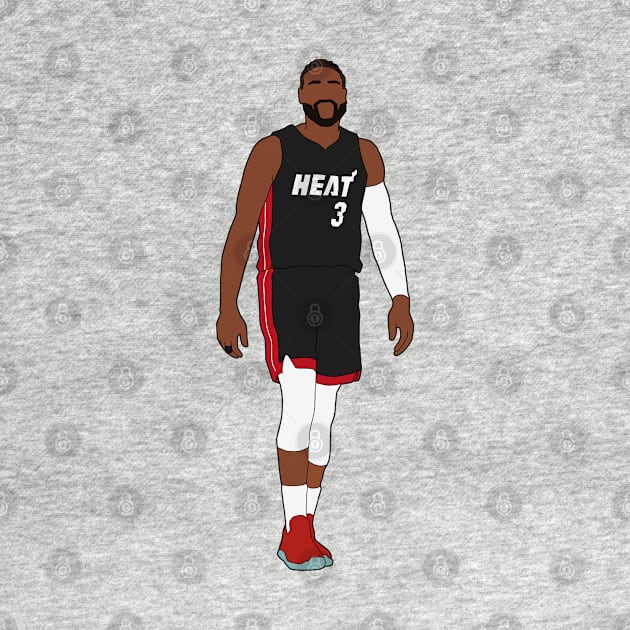 Dwyane Wade Heat Minimal by whelmd